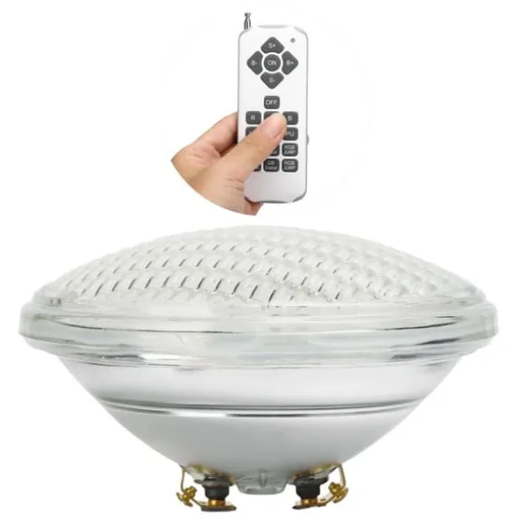 LED swimmingpool lys Farverig indlejret fortykket glas undervandslampe til Par56 lyskilde18W 1800LM