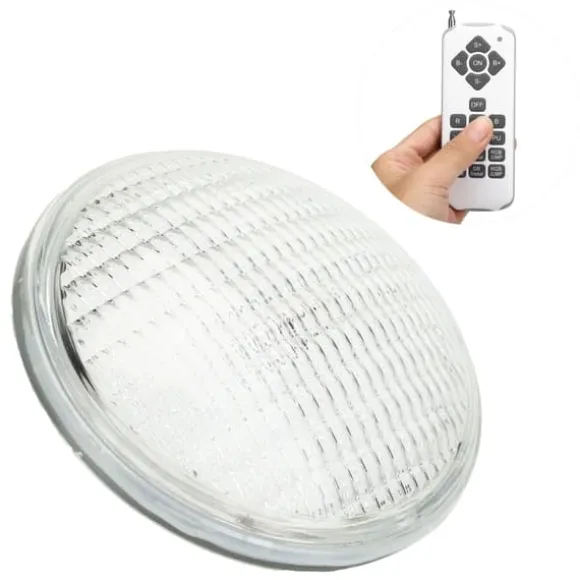 LED swimmingpool lys Farverig indlejret fortykket glas undervandslampe til Par56 lyskilde18W 1800LM