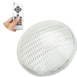 LED swimmingpool lys Farverig indlejret fortykket glas undervandslampe til Par56 lyskilde18W 1800LM