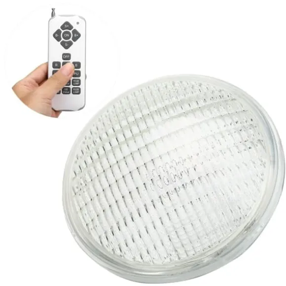 LED swimmingpool lys Farverig indlejret fortykket glas undervandslampe til Par56 lyskilde18W 1800LM