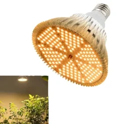 LED Vækstlys, Fuld Spektrum, Indendørs Blomsterplanter, 120W varm hvid