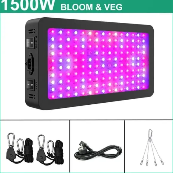 LED Vækstlys, Fuld Spektrum, Indendørs Vokslampe, 1500W B