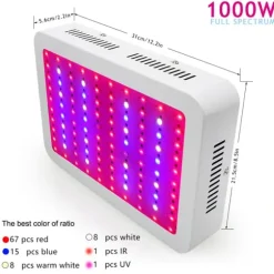 LED Vækstlys, Fuld Spektrum, Høj Effekt