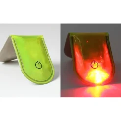 LED-lys Magnetisk Clip Sikkerhed Løb Nat Campingaktiviteter - Fluorescerende