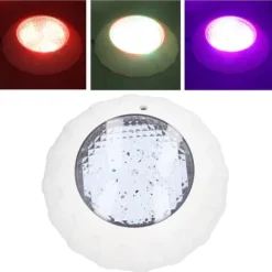 LED-poollampor DC12V/38W med fjärrkontroll IP68 Vattentät RGB Färgglad energibesparande poollampa för dammfontänpool