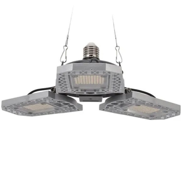 LED-vækstlampe til stueplanter - 297 LED-pærer, foldbart design med tre blade - ideel til drivhuse og sukkulenter - 100-277V