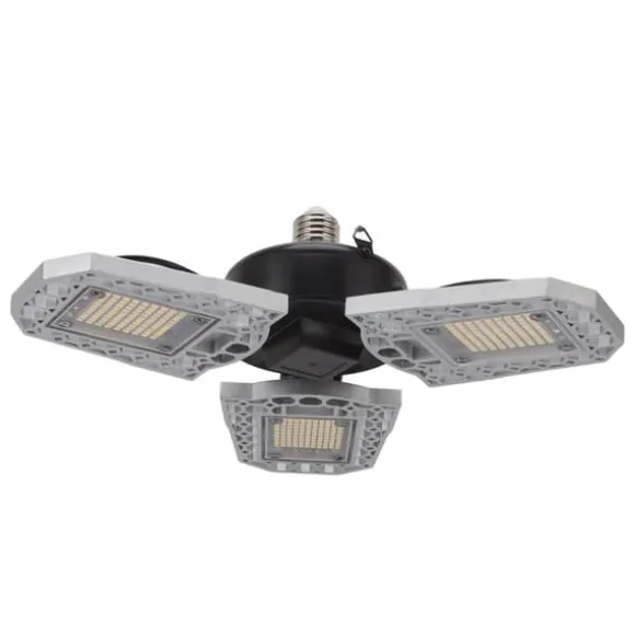 LED-vækstlampe til stueplanter - 297 LED-pærer, foldbart design med tre blade - ideel til drivhuse og sukkulenter - 100-277V