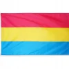 LGBT REGNBUEFLAG STOR 90x150cm PANSEKSUALITET F2
