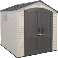 Lifetime Ultra-resistent Haveskur Med Vindue 214x213x227 Cm Uv100 Hvid
