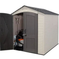 Lifetime Ultra-resistent Haveskur Med Vindue 214x213x227 Cm Uv100 Hvid
