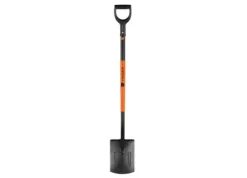 Lige spade på metalhåndtag, (længde 1250 mm), Teger