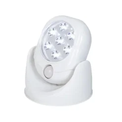Light Angel LED Sensorlampe hvid (rund) m/bevægelsessensor - Trådløs