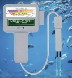 Lollanda PC-101 pH/klortester, vandtester, digital pH-måler til vand – bærbar, baggrundsbelysning, stor skærm