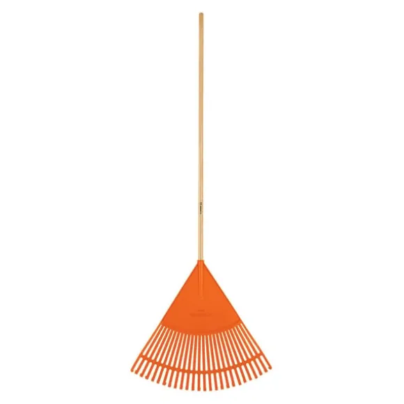 Løvrive med træskaft og 26 fleksible tænder, 142cm Truper®