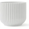 Lyngby Flower Pot White, H 13cm - Lyngby Porcelæn