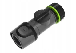 Lynkobling med ventil 3/4" plastik