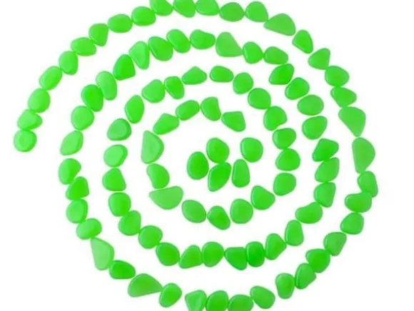 Lysende dekorationssten