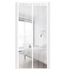 Magnetisk skærmdør med 9 par magneter, hvid, 95 cm x 200 cm