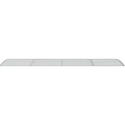 Markiser - Living dørbaldakin 400x100 cm polycarbonat grå