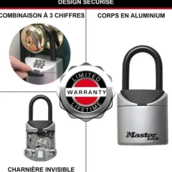 MASTER LOCK Mini Secure Key Box [Format XS] [med handtag] - 5406EURD
