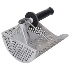Metaldetektor-strandsandsske Rustfrit stål sekskant med hul