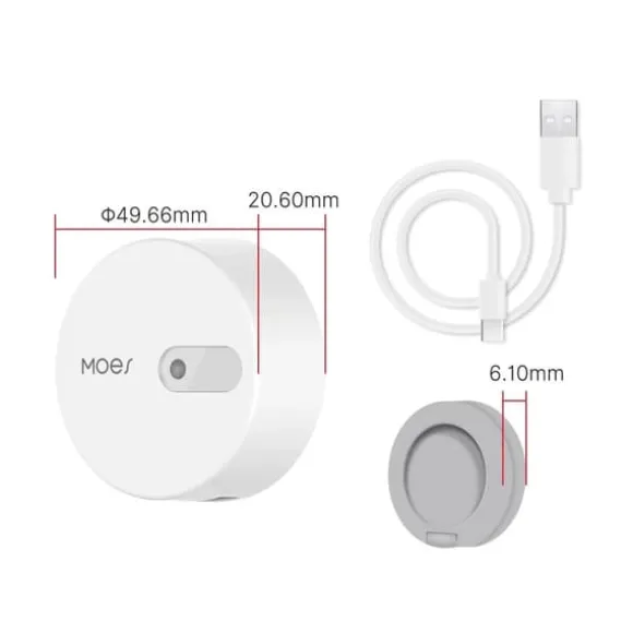 Mikrobølgebevægelsessensor Zigbee 3.0 Tuya Moes ZSS-LP-HP02-MS ES1ZZ(TY)