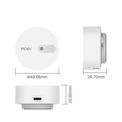 Mikrobølgebevægelsessensor Zigbee 3.0 Tuya Moes ZSS-LP-HP02-MS ES1ZZ(TY)