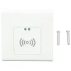 Mikrobølgesensor lyskontakt 86 panel, justerbar 360 grader, trappesensor, 220-240V