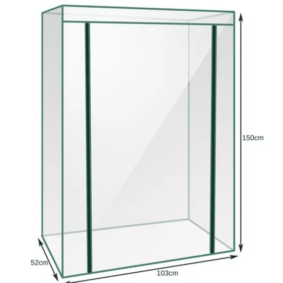 Mini Drivhus - 5-hylder - 150x103x52 cm