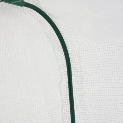 Minidrivhus - Altan-/Tomatdrivhus - 120×60×50 cm - Rullevinduer - Til altan og have - Hvid