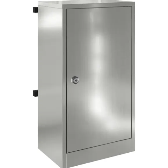 Moderne galvaniseret stål postkasse - Rektangulær design | Farve: Sort | Størrelse: 30x23x55 cm