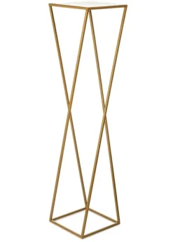 Moderne guld stående blomsterstand 100cm