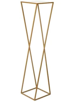 Moderne guld stående blomsterstand 100cm