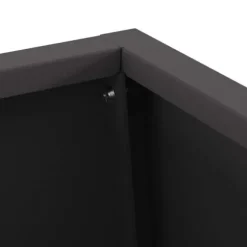 Moderne kegleformet bålsted i koldvalset stål | Farve: Sort | Størrelse: 50x35x100 cm