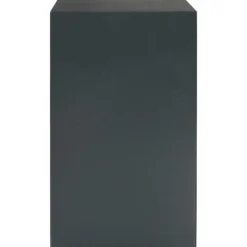 Moderne metal sikkerhedsboks med lås | Størrelse: 31x35x50 cm | Farve: Grå