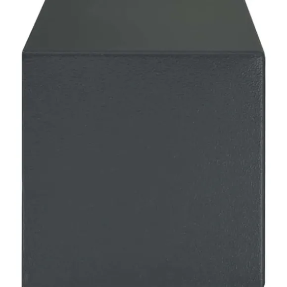 Moderne metal sikkerhedsboks med lås - Sikkerhed til kontoret | Størrelse: 20x31x20 cm | Farve: Grå