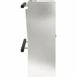 Moderne postkasse i rustfrit stål - Rektangulær | Farve: Sort | Størrelse: 30x23x55 cm