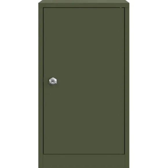 Moderne postkasse i stål - Rektangulær olivengrøn | Størrelse: 30x23x55 cm