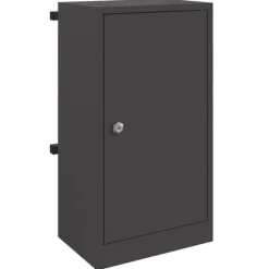 Moderne stål postkasse - Rektangulær og vandafvisende | Farve: Sort | Størrelse: 30x23x55 cm