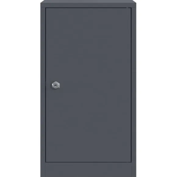 Moderne stål postkasse - Sikker og vandafvisende | Farve: Antracit | Størrelse: 30x23x55 cm