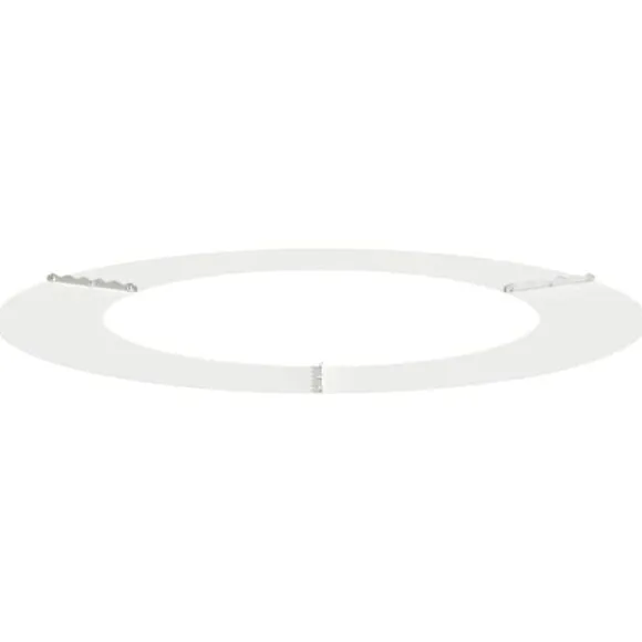 Moderne Træ-Ringe - Dekorative Stålkrukker | Størrelse: Ø60/90 cm | Farve: Hvid