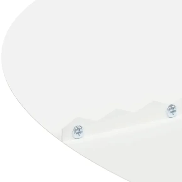 Moderne Træ-Ringe - Dekorative Stålkrukker | Størrelse: Ø60/90 cm | Farve: Hvid