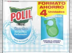 Mothproof Polil Door Hanger Eau de Cologne 4 Units