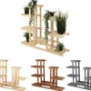 Multilevel træblomsterpotte RKB /95x116x25/ Naturlig