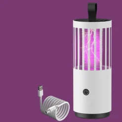 Myggdödslampa Elektrisk chock Stark sug USB Uppladdningsbar Myggfälla Lampa Zapping Light för inomhus utomhus Uppladdningsbar (Elektrisk chock och St | CDON