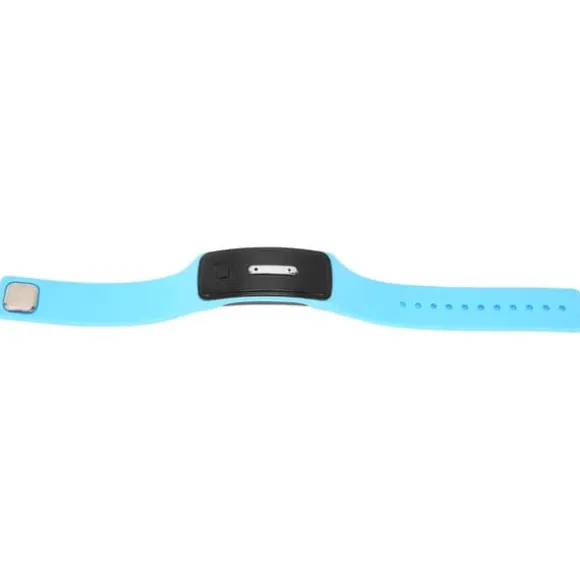 Myggeafvisende Armbånd USB Opladning Ultralyd Myggeafvisende Armbåndsur Blå