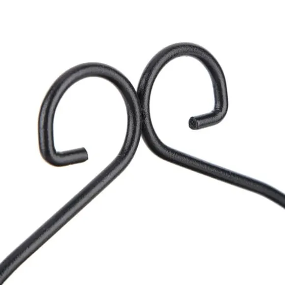 Myggespiralholder Metal Askeholder Rund Bærbar Spiral Røgelsesboks (Sort)