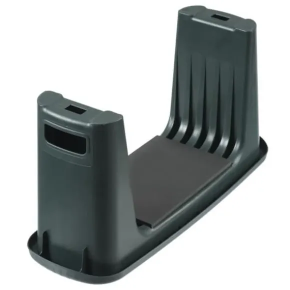 NATUR HDPE knäpall - 2 positioner: sittande och knäande - H 34 x 65,5 x 25 cm - Grön