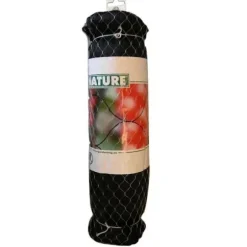 NATURE Primo 10 x 10 m sort fuglenet - 28 mm maske - 12 gr/m² polyethylen
