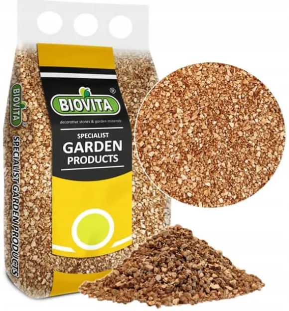 Naturlig havebrugsvermiculit 1-5 mm 5 l